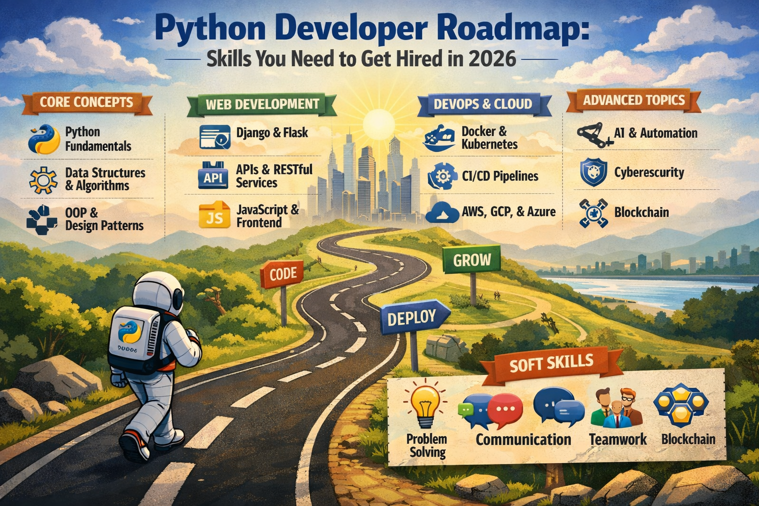 Python Developer Roadmap: Skills You Need to Get Hired in 2026